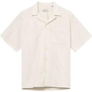 Forét Hush Short Sleeve Seersucker Shirt Cloud