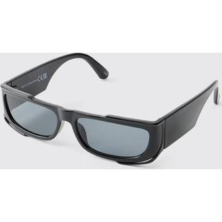 Mens Black Square Lens Sunglasses
