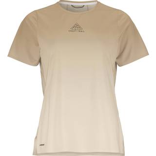 Craft Women's Pro Trail Shotsleeve Tee 2  Hay, XS