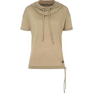 super.natural Women's JustShort Hoodie Merino-shirt Damer størrelse M farve beige