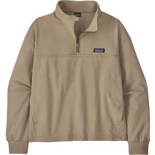 Patagonia Women's Ahnya P/O Fleecesweatere Damer størrelse S farve beige