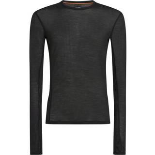 Icebreaker Men's Merino 75 Cool-Lite Featherlight Longleeve Crewe Black, S