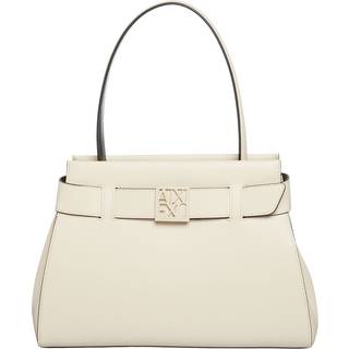 Armani Exchange Susie M Shopper taske elfenben
