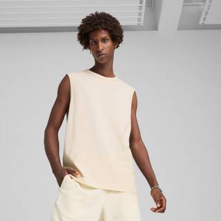 Men's Puma Class Sleeveless T-Shirt, White, Size XS, Clothing - Alpine Snow - XS