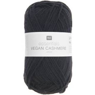 Essentials Vegan Cashmere aran - Schwarz
