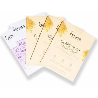 Karuna Skin - Age -Defying and Clearing Variety Sheet Mask Set Fugtgivende & Hydrating Collagen Promotion Promotions Face Mask Set 5 Pack