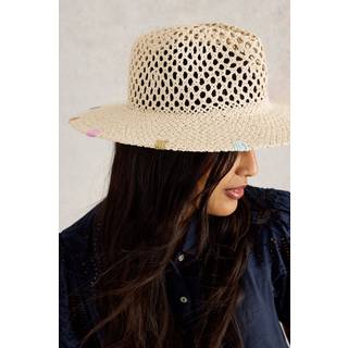 White Stuff White Stuff Natural Open Weave Fedora