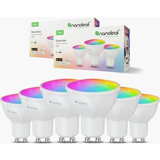 Nanoleaf Essentials Smart LED-lys 5W±10% GU10 (6 pk) (multicolour)