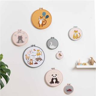 Stickring aus Kunststoff mintgrün 15,2cm - Grün