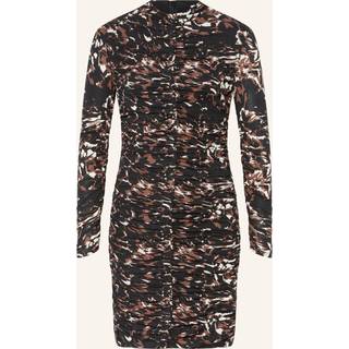 Reiss Reiss Carolina Jersey Ruched Abstract-Tryk Midi Kjole