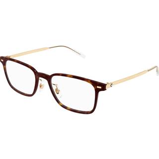 Montblanc Mand MB0394ON 007 Optiske stel Injiceret Havana Transparent Firkantet