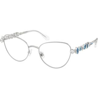 Swarovski Kvinde SK1024 401A Optiske stel Metal Sølv Transparent Cat Eye Normal - Sølv