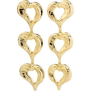 Pilgrim TIDE øreringe guldbelagt