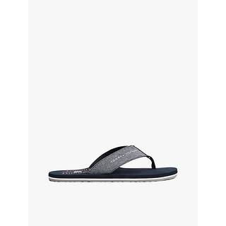 Linen Chambray Logo Flip-Flops