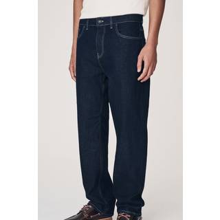 Next Dark Indigo Rinse Straight Fit Vintage Wash Denim Jeans