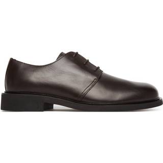 Leather Lace-Up Shoes - Brown - 43