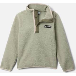 Columbia Helvetia II Half Snap Fleece Kids Half-Zip Fleecepullover - M - safari/stone green