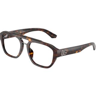 Dolce & Gabbana DG3415 502 55 Briller Mænd Tortoiseshell - Shiny Dark Tortoise - 55mm