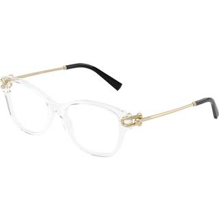 Tiffany Kvinde TF2266 8047 Optiske stel Acetat Transparent Transparent Sommerfugl Normal