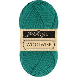 Scheepjes Woolwise 753 Mosgrøn Indhold: 100% genanvendt Superwash merinould Vægt/længde: 100 g = ca. 200 meter Anbefalede pinde: 4 mm Strikkefasthed: 10 x 10 cm = 22 m x 30 p Vask: Maskinvask / Tåler ikke tørretumbling / Brug aldrig skyllemiddel.