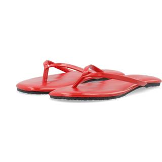 BIANCO BIAMEXICO Flip Flop Faux Leather, Red