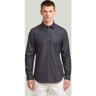 Clean Slim Shirt - Dark blue - Men