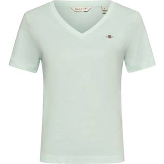 GANT Dame Shield T-shirt med V-hals (XS)