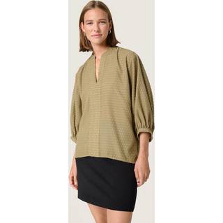 Soaked In Luxury Slkettie Amily Blouse Bluser 30407940 Covert Green (LARGE)