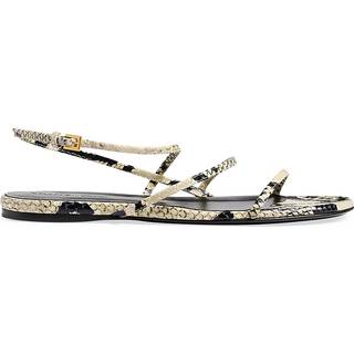 Khaite Loop snake-effect leather sandals - multicoloured - EU 38.5