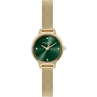 Olivia Burton Gold Mini Classic Green Watch