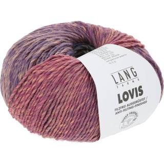 Lang Yarns Lovis 002 Indhold: 100% ekstrafin merinould Vægt/længde: 50 g = ca. 170 meter Anbefalede pinde: 4.5-5 mm Strikkefasthed: 10 x 10 cm = 19 m x 27 p Vask: Maskinvask ved op til 30 ℃ / Tåler ikke tørretumbling / Brug aldrig skyllemiddel.