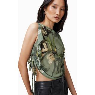 All Saints AllSaints Green Bettie Top