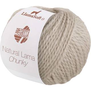 Lana Grossa Natural Lama Chunky 12 Gråbeige Indhold:100% baby lamauld Vægt/Længde: 50 g = ca. 70 meter Anbefalede pinde: 5.5-6 mm Strikkefasthed: 10 x 10 cm = 18 m x 23 p Vask:Håndvask / Tørres fladt.
