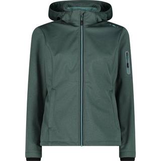 CMP Women's Jacket Zip Hood Melange Softshell Softshelljakke Damer størrelse 44 farve blå