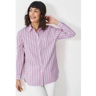Crew Clothing Crew Clothing Company Pink Relaxed Poplin 100% Cotton Shirt