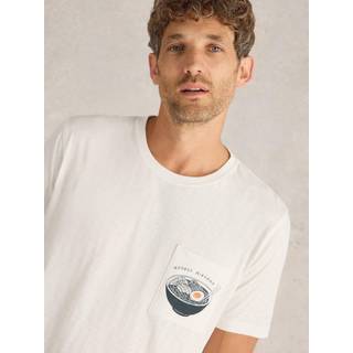 White Stuff White Stuff White Ramen Graphic 100% Cotton T-Shirt