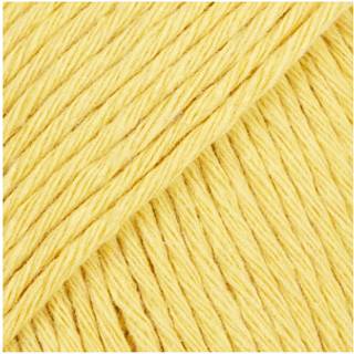 DROPS Cotton Light 55 Citron (Uni Colour) Indhold: 50% Bomuld, 50% Polyester Garngruppe: B (20 - 22 masker) / 8 ply / DK / worsted Vægt/længde: 50 g = ca. 105 meter Anbefalede pinde: 4 mm Strikkefasthed: 10 x 10 cm = 21 m x 28 p Finvask 40º / Tørres fladt.