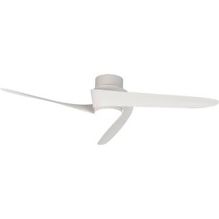 LED-loftventilator Groenland, hvid, DC lydsvag Ø 122 cm CCT