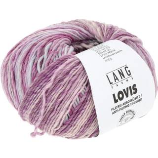 Lang Yarns Lovis 012 Indhold: 100% ekstrafin merinould Vægt/længde: 50 g = ca. 170 meter Anbefalede pinde: 4.5-5 mm Strikkefasthed: 10 x 10 cm = 19 m x 27 p Vask: Maskinvask ved op til 30 ℃ / Tåler ikke tørretumbling / Brug aldrig skyllemiddel.