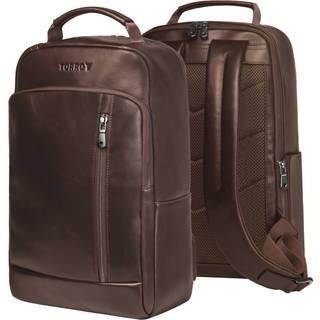 Leather Backpack - Dark Brown