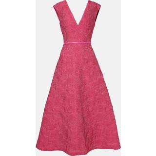 Max Mara Valdese belted midi dress - pink - S