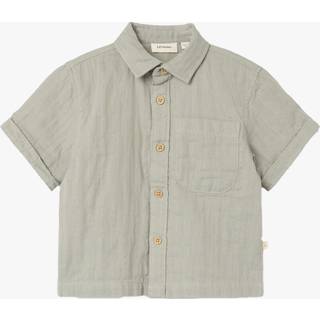 Lil Atelier Felix Loose Shirt - Forest Fog
