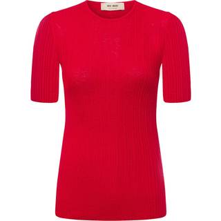 Mos Mosh Mmbouch Rib Ss Knit Strik 168090 Chinese Red (XL)