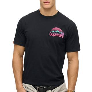 Superdry Logo Great Outdoors T Shirt Black