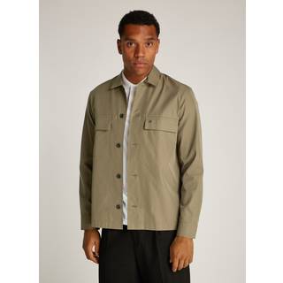 Cotton Blend Overshirt, Tarmac, S