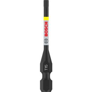 BOSCH Pachet de 2 biți de înșurubare PRO Torx Impact, T15, 55 mm