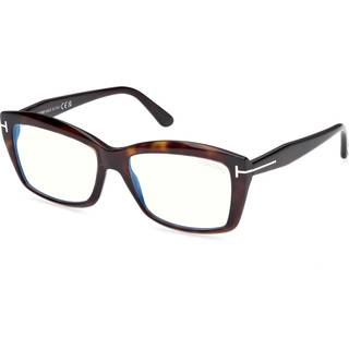 TOM FORD Kvinde FT6065-B 052 Optiske stel Acetat Havana Firkantet Normal