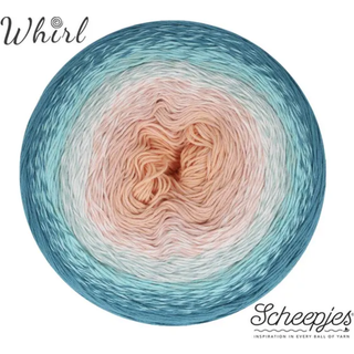 Scheepjes Cotton Whirl 705 Soft Serve Indhold:100% økologisk bomuld Vægt/længde:226 gram = 1000 meter Anbefalede pinde:2.50 - 3.50 mm Strikkefasthed:10 x 10 cm = 25 m x 44 p Vask:Maskinvask op til 30°C.