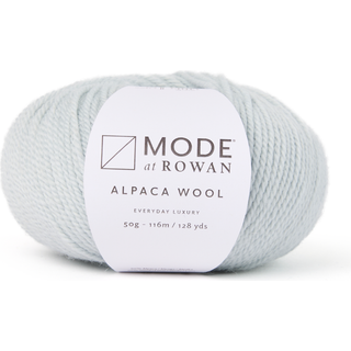 Mode at Rowan Alpaca Wool 019 Powder Indhold: 50% alpaca, 50% uld Vægt/længde: 50 g = ca. 116 meter Anbefalede pinde: 3.75 mm Strikkefasthed: 10 x 10 cm = 23 m x 30 p Vask: Vaskes i hånden / Tørres fladt.
