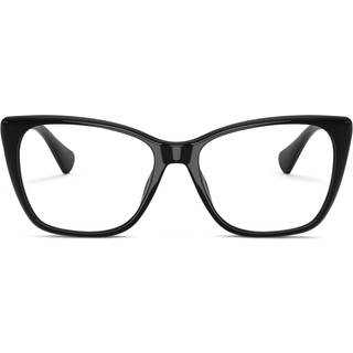 Ralph Lauren Kvinde RA7177U 5001 Optiske stel Injiceret Sort Transparent Sommerfugl Normal
